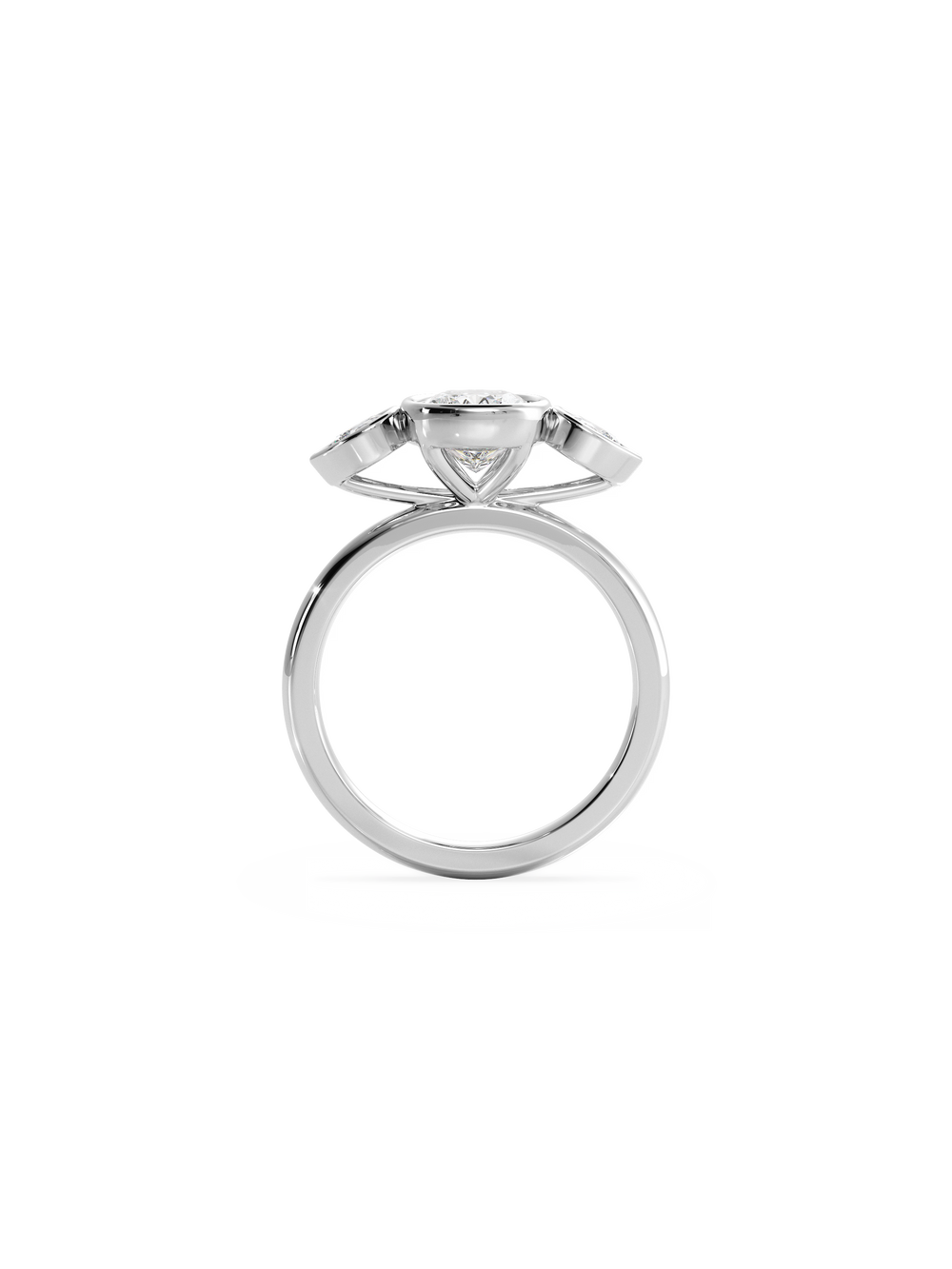 Elongated Cushion Bezel Amira - View 