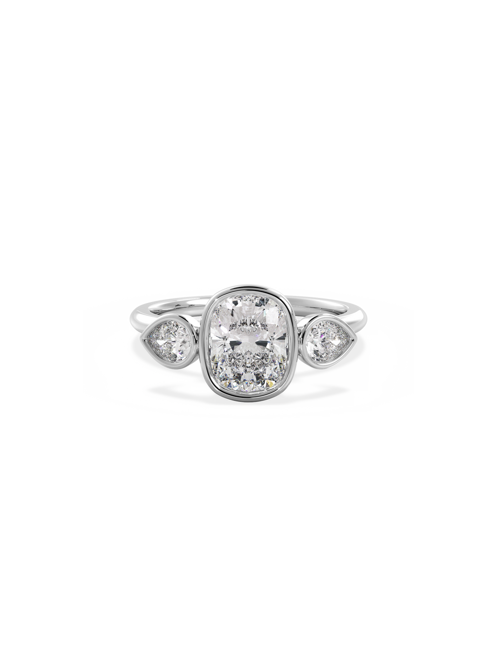 Elongated Cushion Bezel Amira - View 