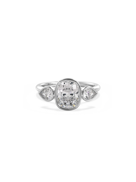 Elongated Cushion Bezel Amira