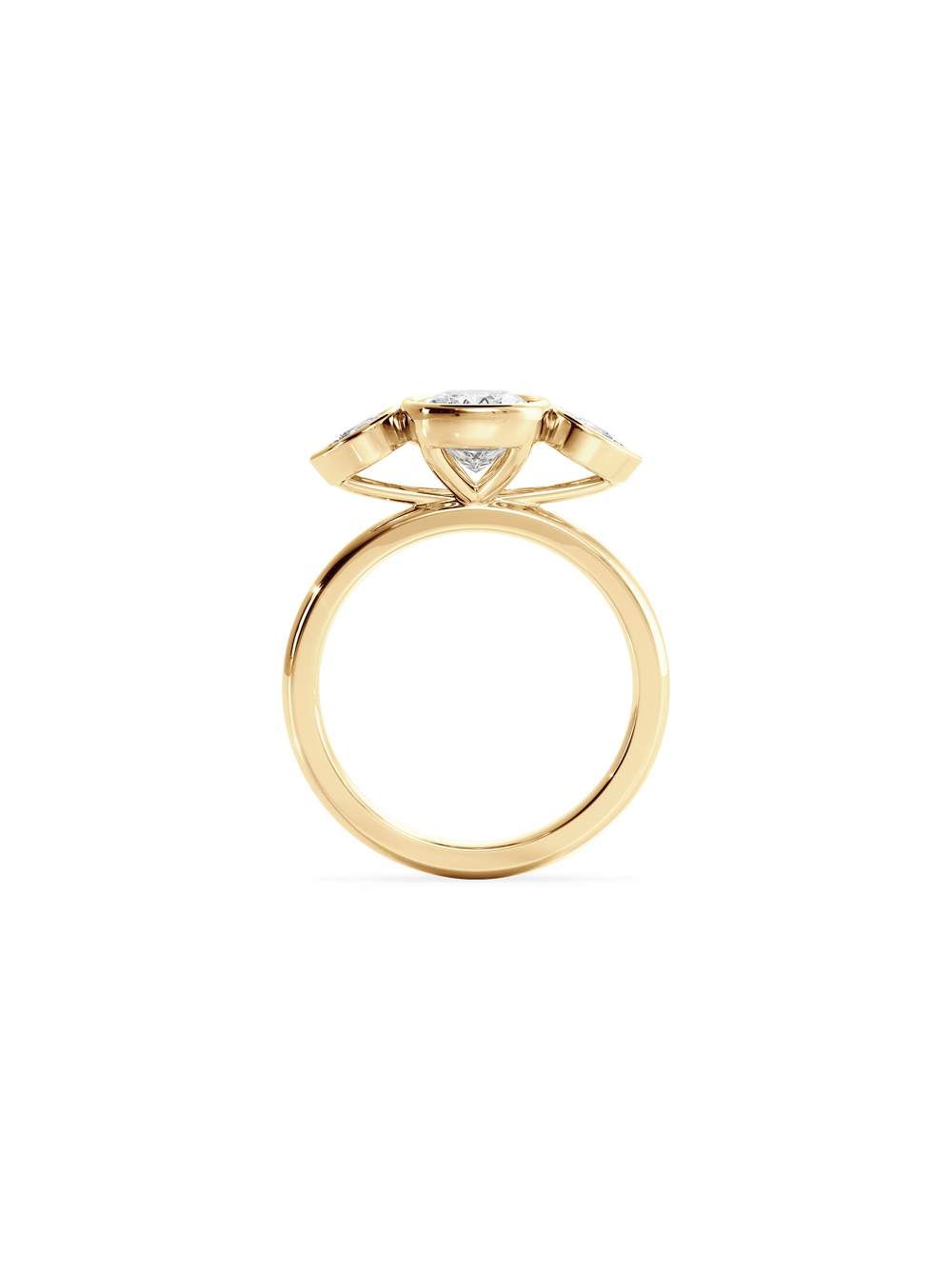 Elongated Cushion Bezel Amira - View 
