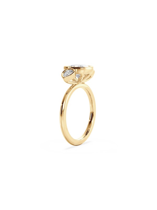 Elongated Cushion Bezel Amira
