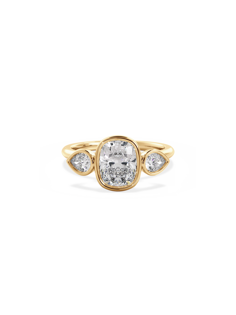 Elongated Cushion Bezel Amira - View 