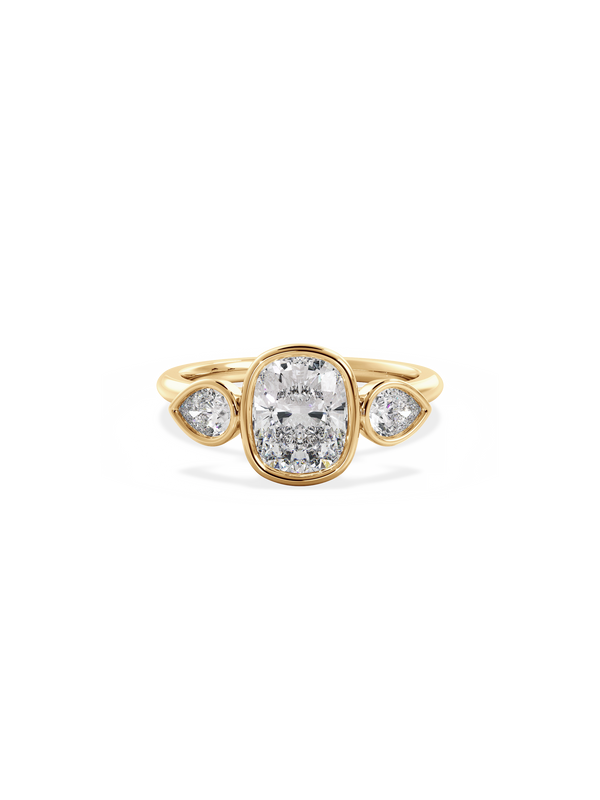Elongated Cushion Bezel Amira
