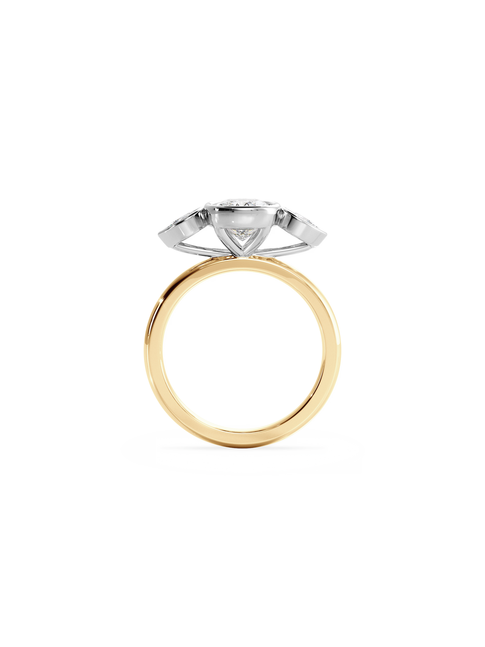 Elongated Cushion Bezel Amira - View 
