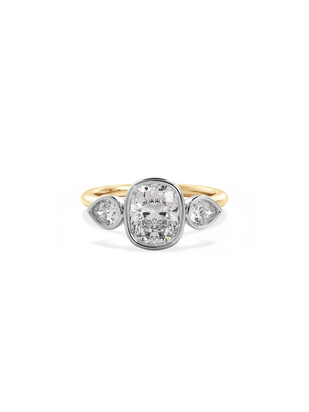 Elongated Cushion Bezel Amira - View 