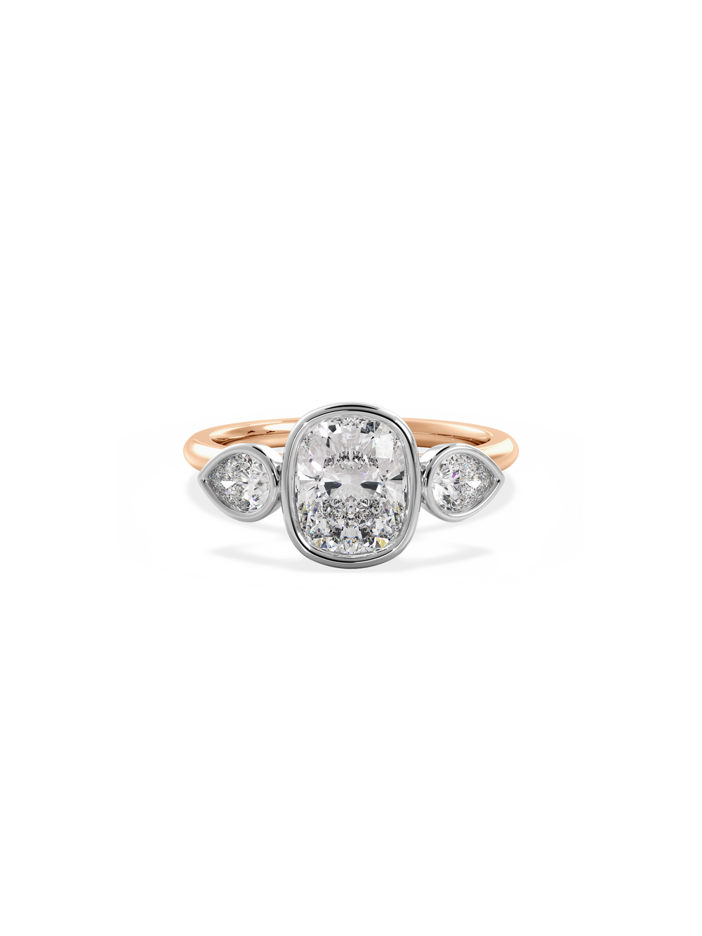 Elongated Cushion Bezel Amira - View 