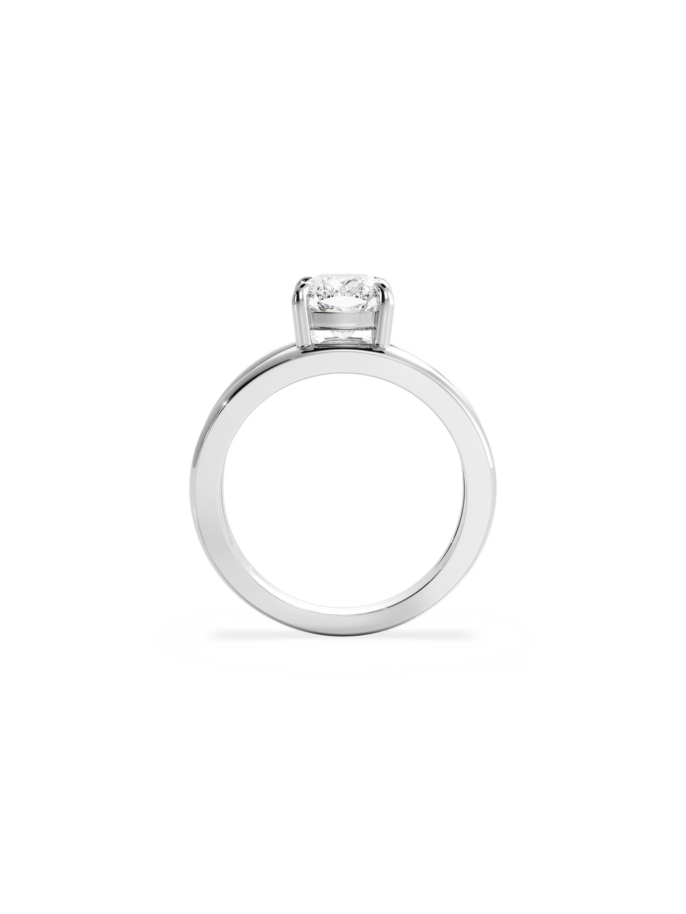 Elongated Cushion Signature Double Band Ring - View 