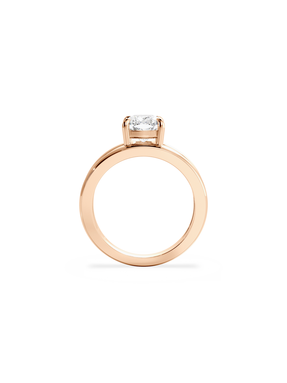 Elongated Cushion Signature Double Band Ring - View 