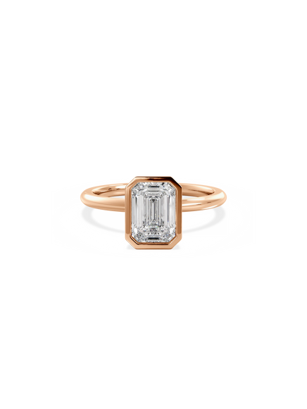 Emerald Signature Bezel Solitaire