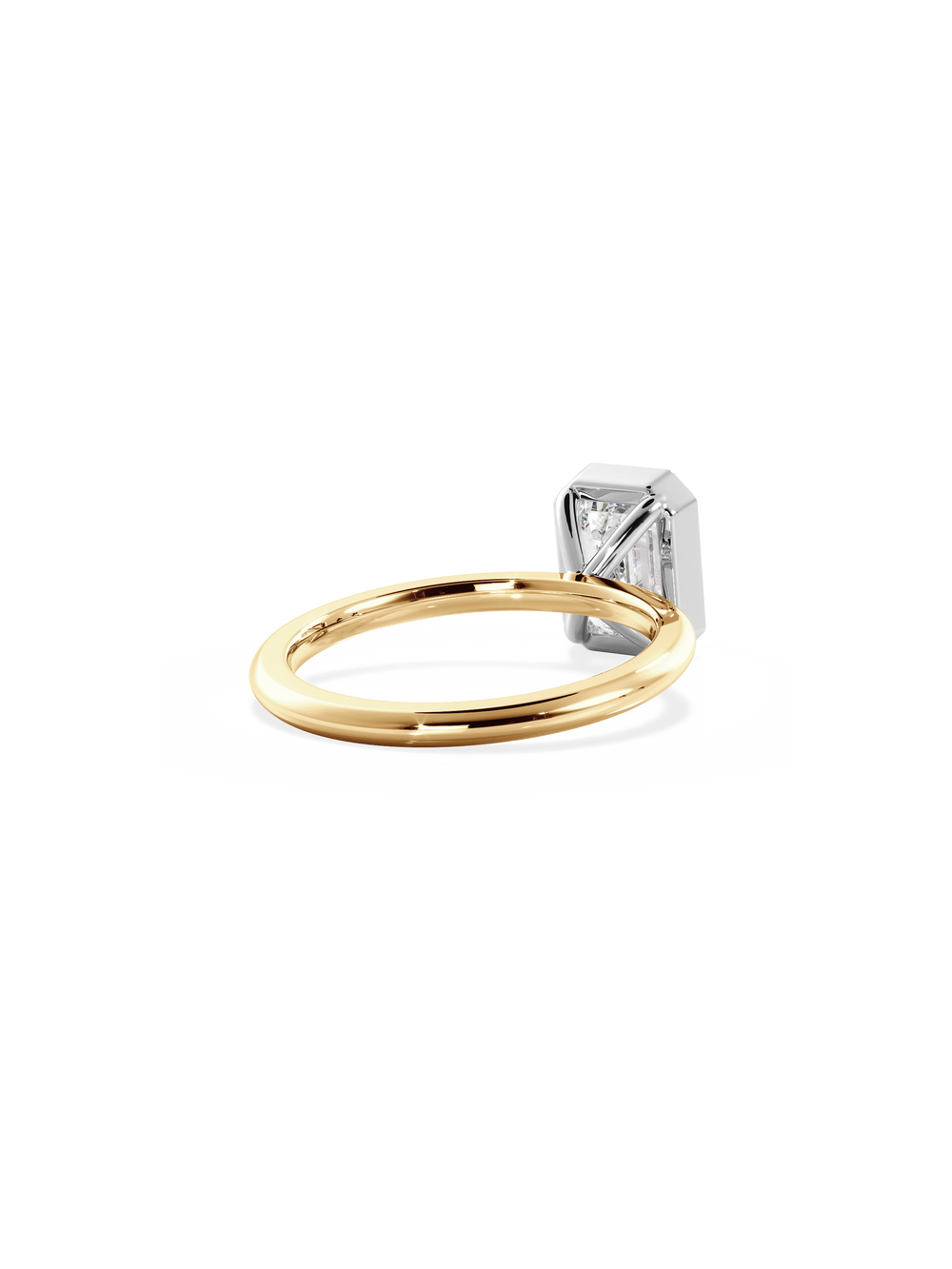 Emerald Signature Bezel Solitaire - View 