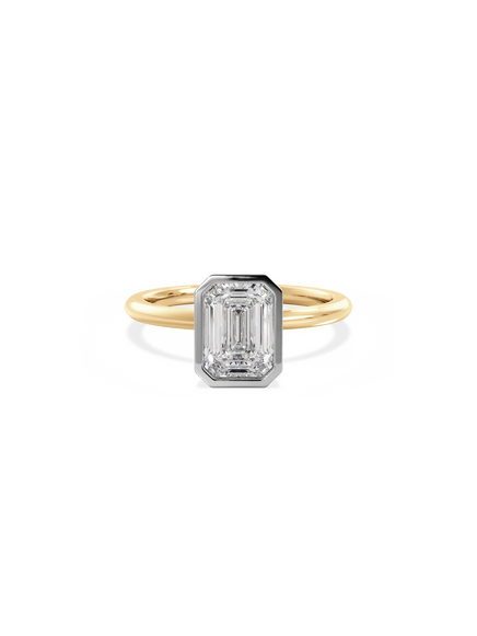 Emerald Signature Bezel Solitaire