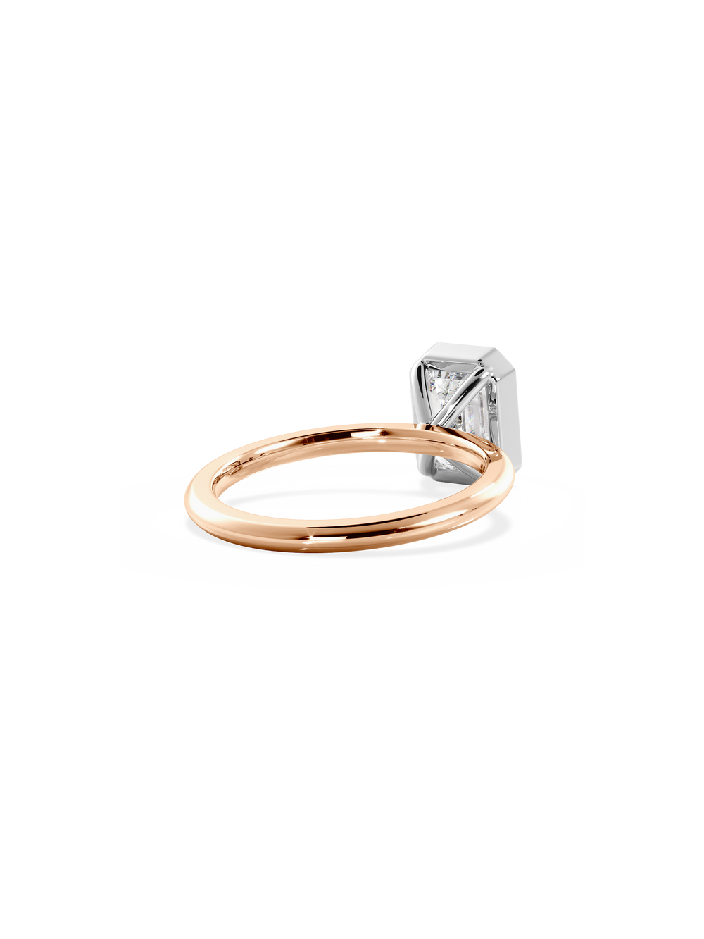 Emerald Signature Bezel Solitaire - View 