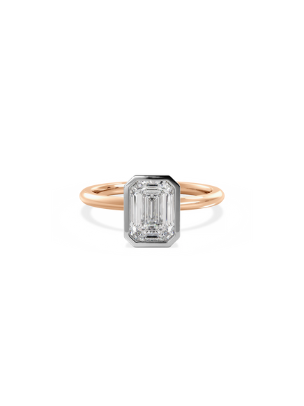 Emerald Signature Bezel Solitaire