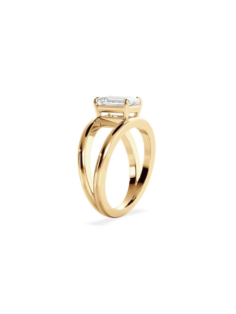 Emerald Signature Double Band Ring - View 