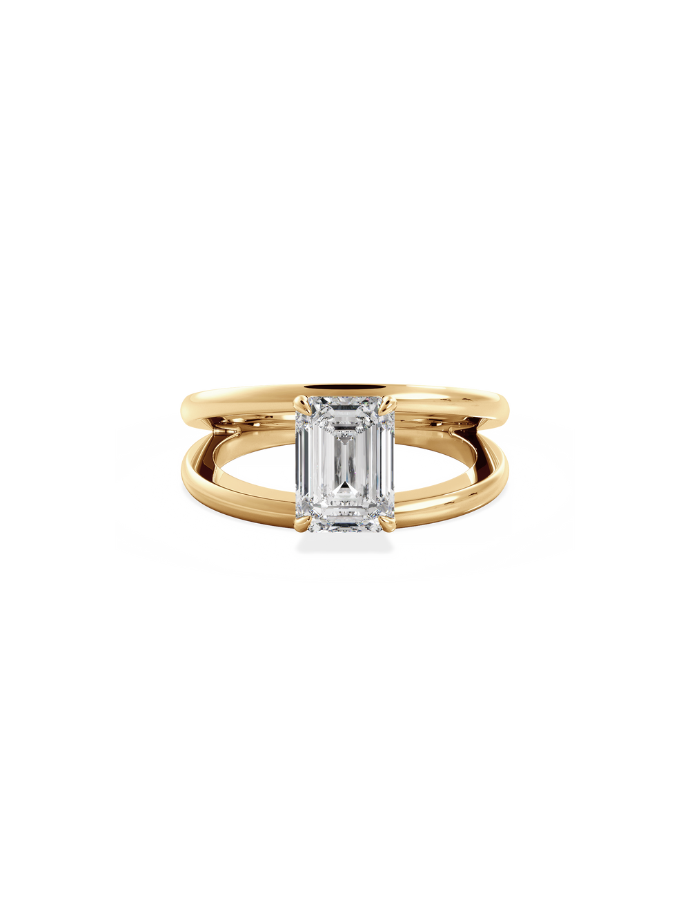 Emerald Signature Double Band Ring - View 