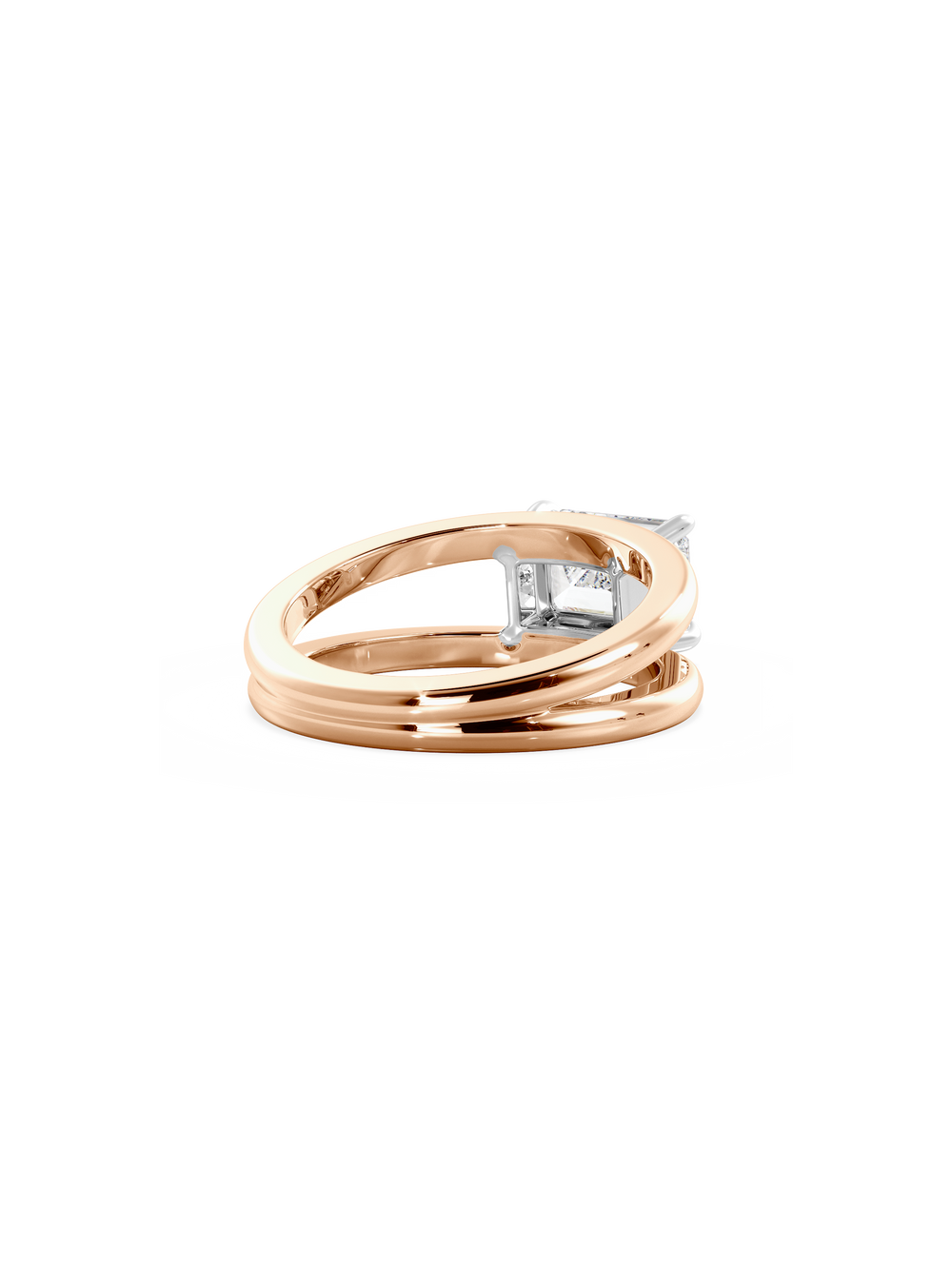 Emerald Signature Double Band Ring - View 