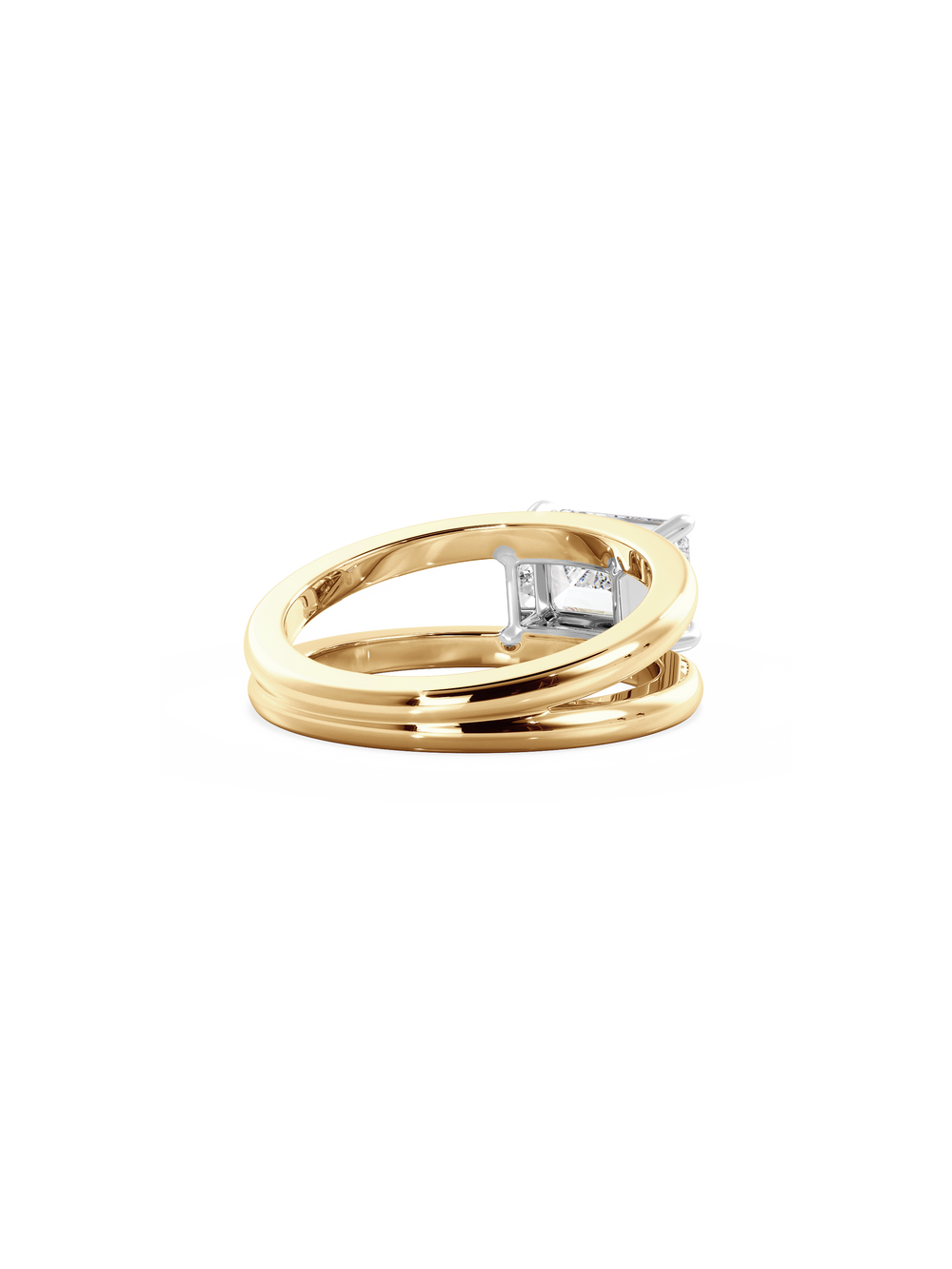 Emerald Signature Double Band Ring - View 