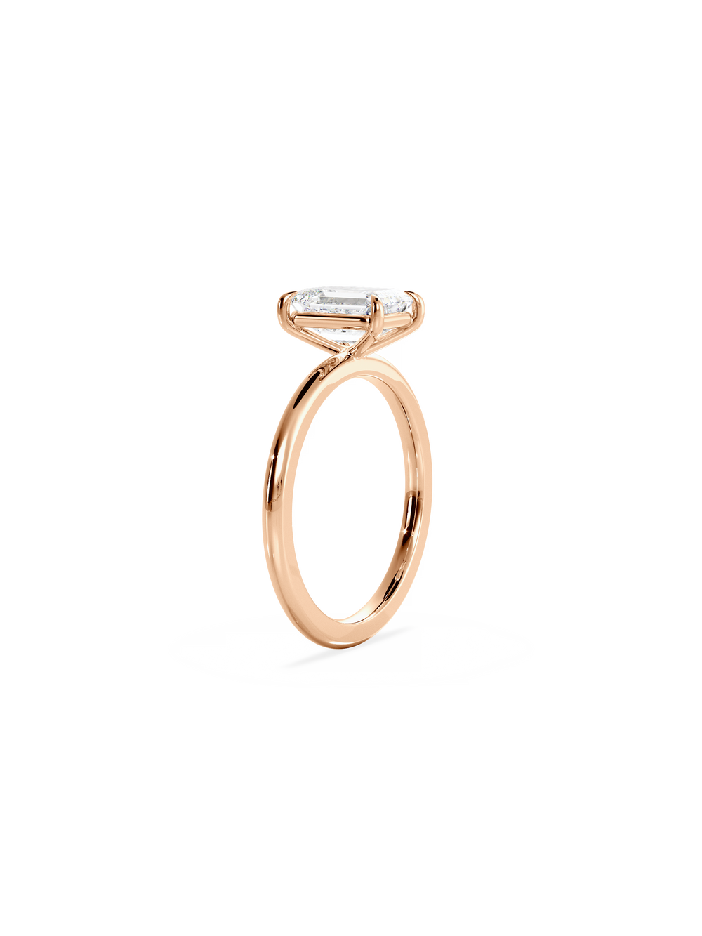 Emerald Ceremonial Solitaire - View 