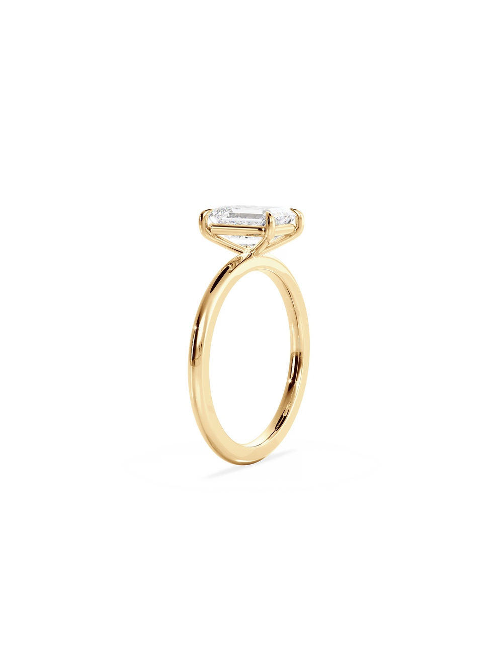 Emerald Ceremonial Solitaire - View 