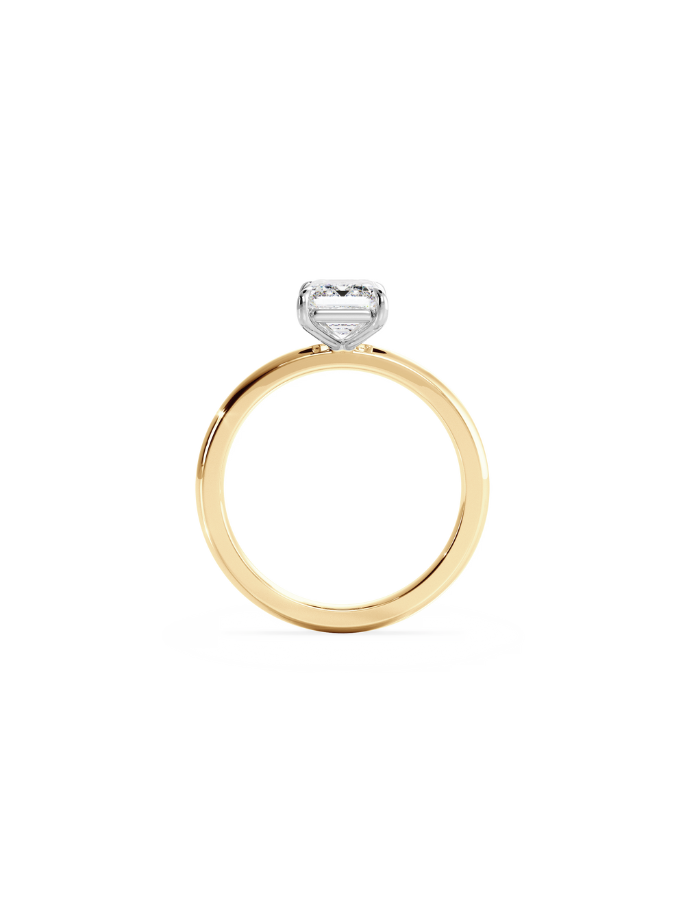 Emerald Ceremonial Solitaire - View 