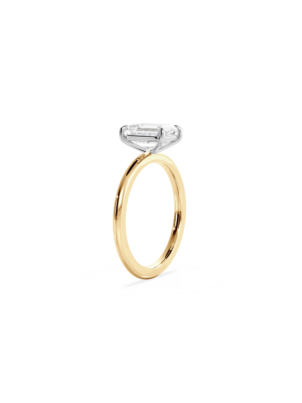 Emerald Ceremonial Solitaire - View 