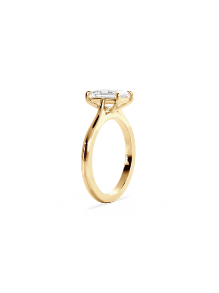 Emerald Classic Solitaire Ring