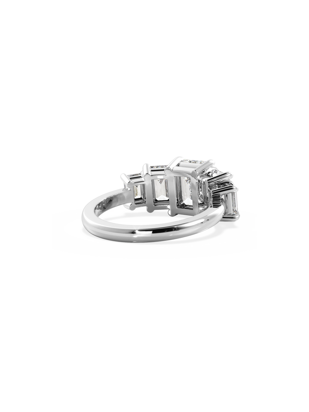 Emerald Signature Five-Stone Ring - View 