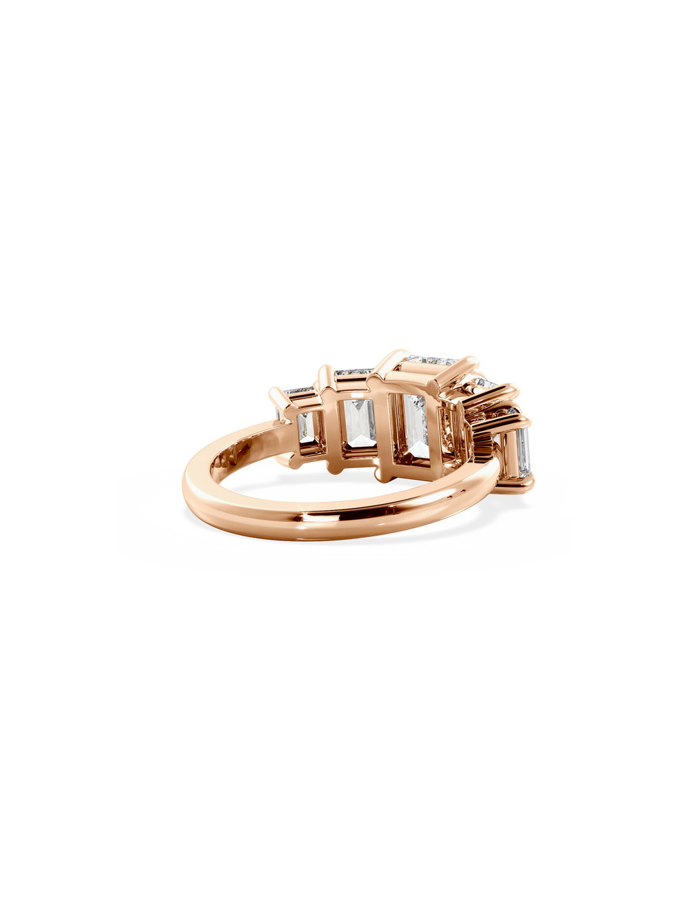 Emerald Signature Five-Stone Ring - View 