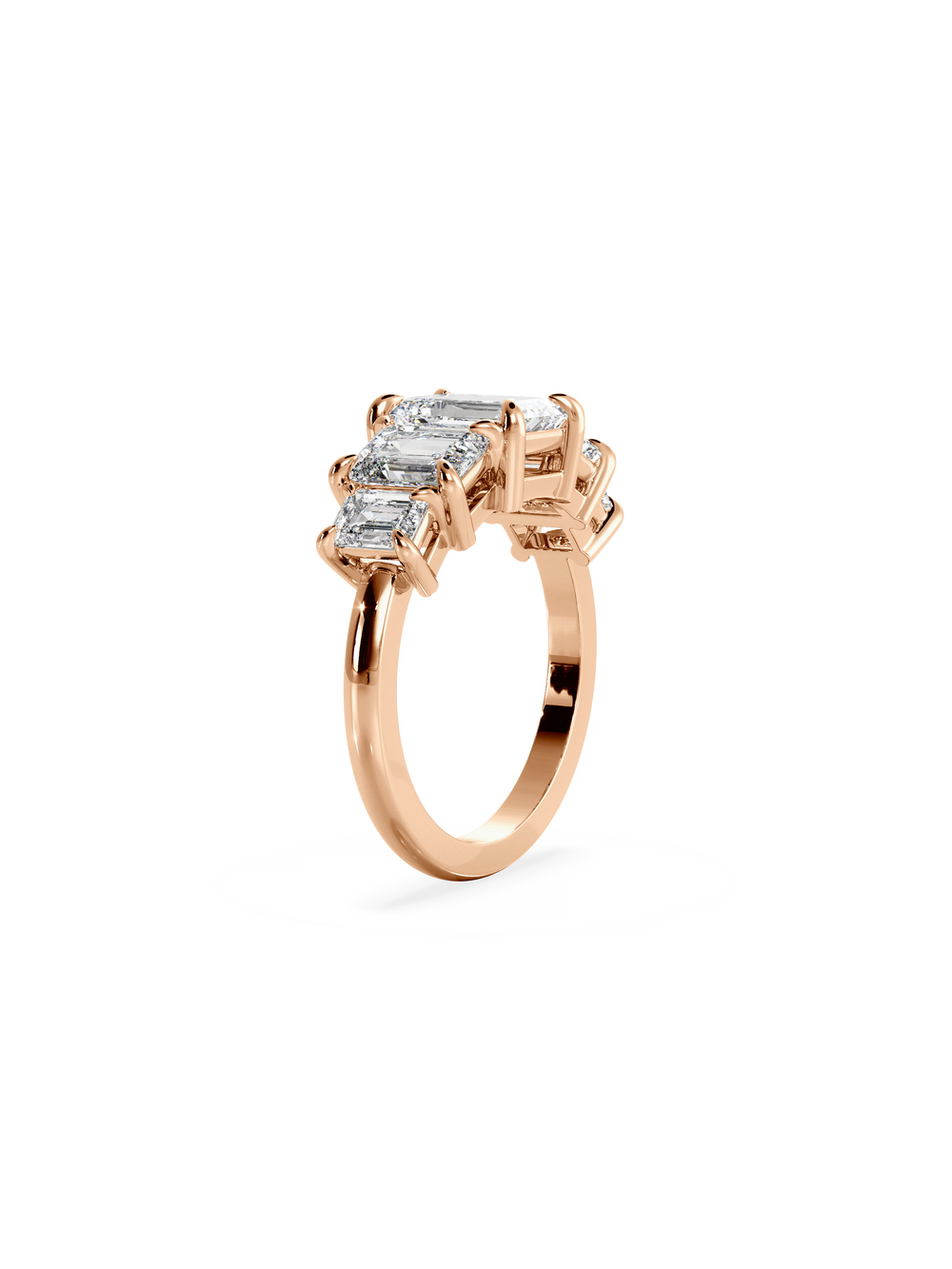 Emerald Signature Five-Stone Ring - View 