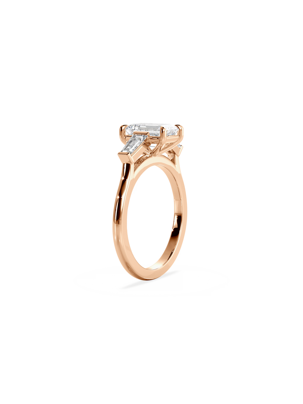 Emerald Lyra Ring - View 