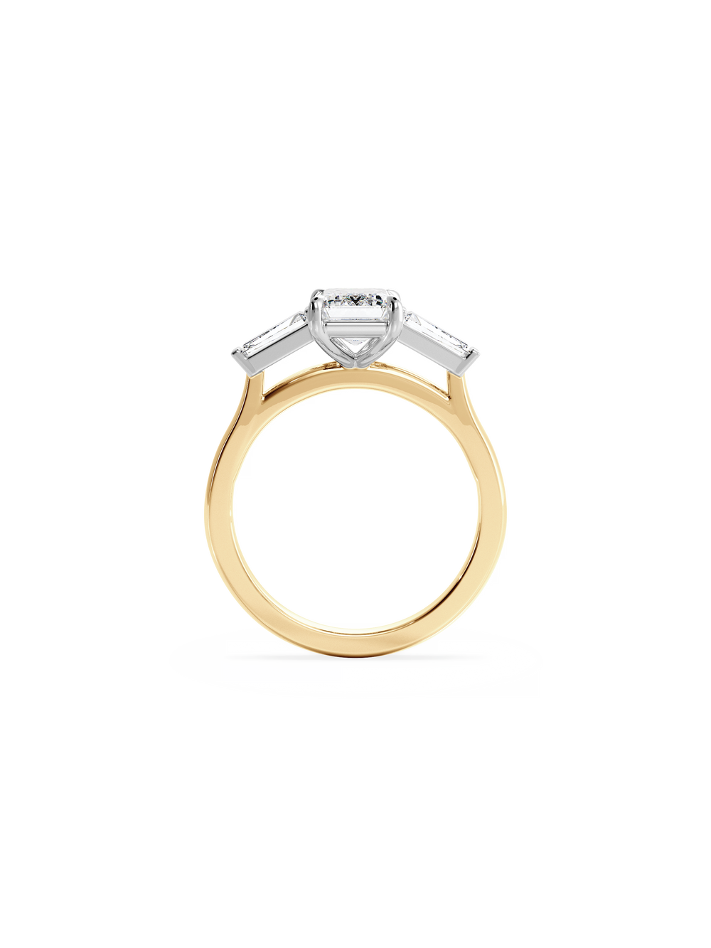 Emerald Lyra Ring - View 