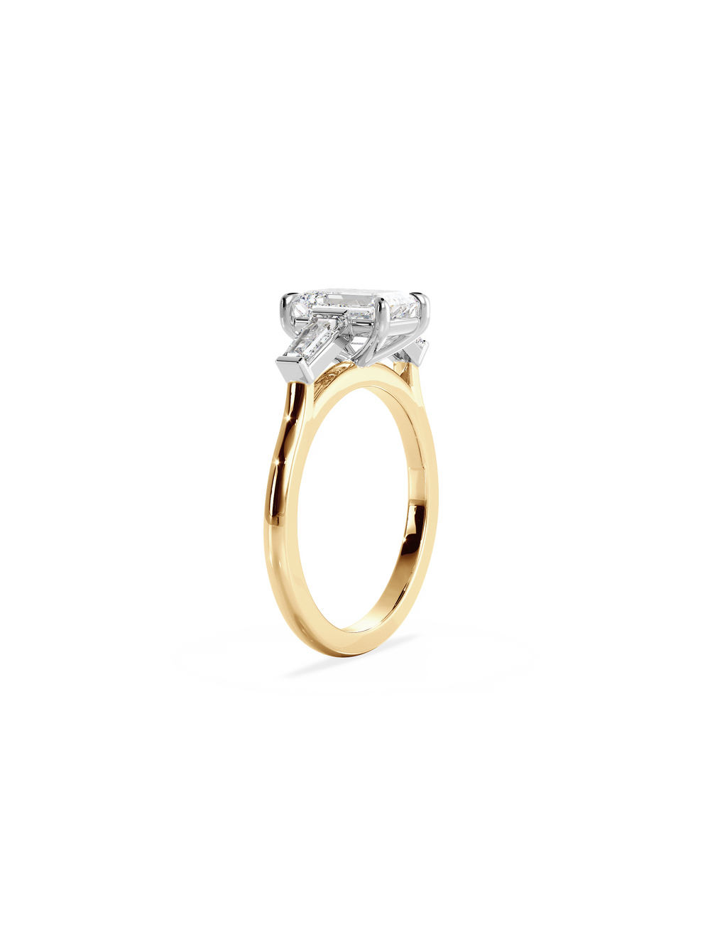 Emerald Lyra Ring - View 
