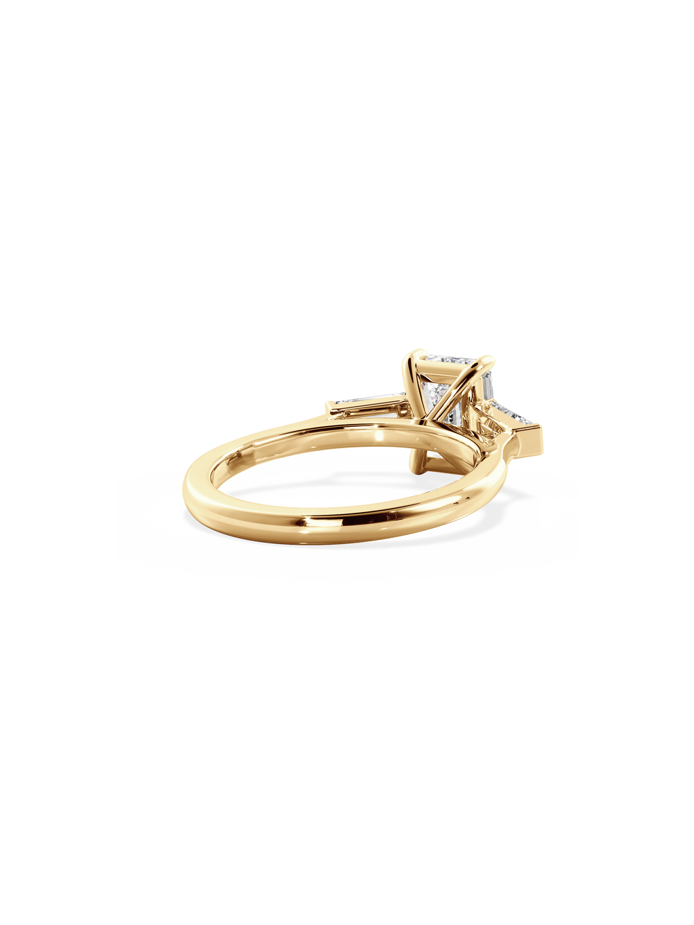 Emerald Lyra Ring - View 