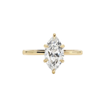 0.40ct Yellow Diamond Cleo Ring