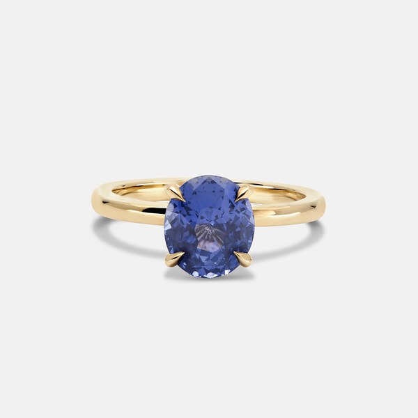 2.26ct Oval Sapphire Ceremonial Solitaire