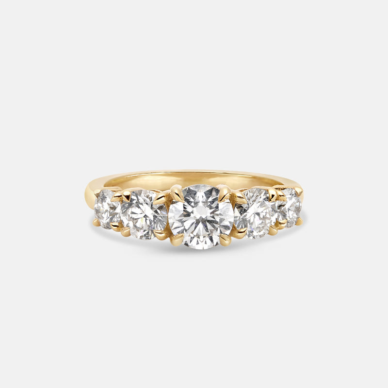 0.70ct Round Signature Five-Stone Ring