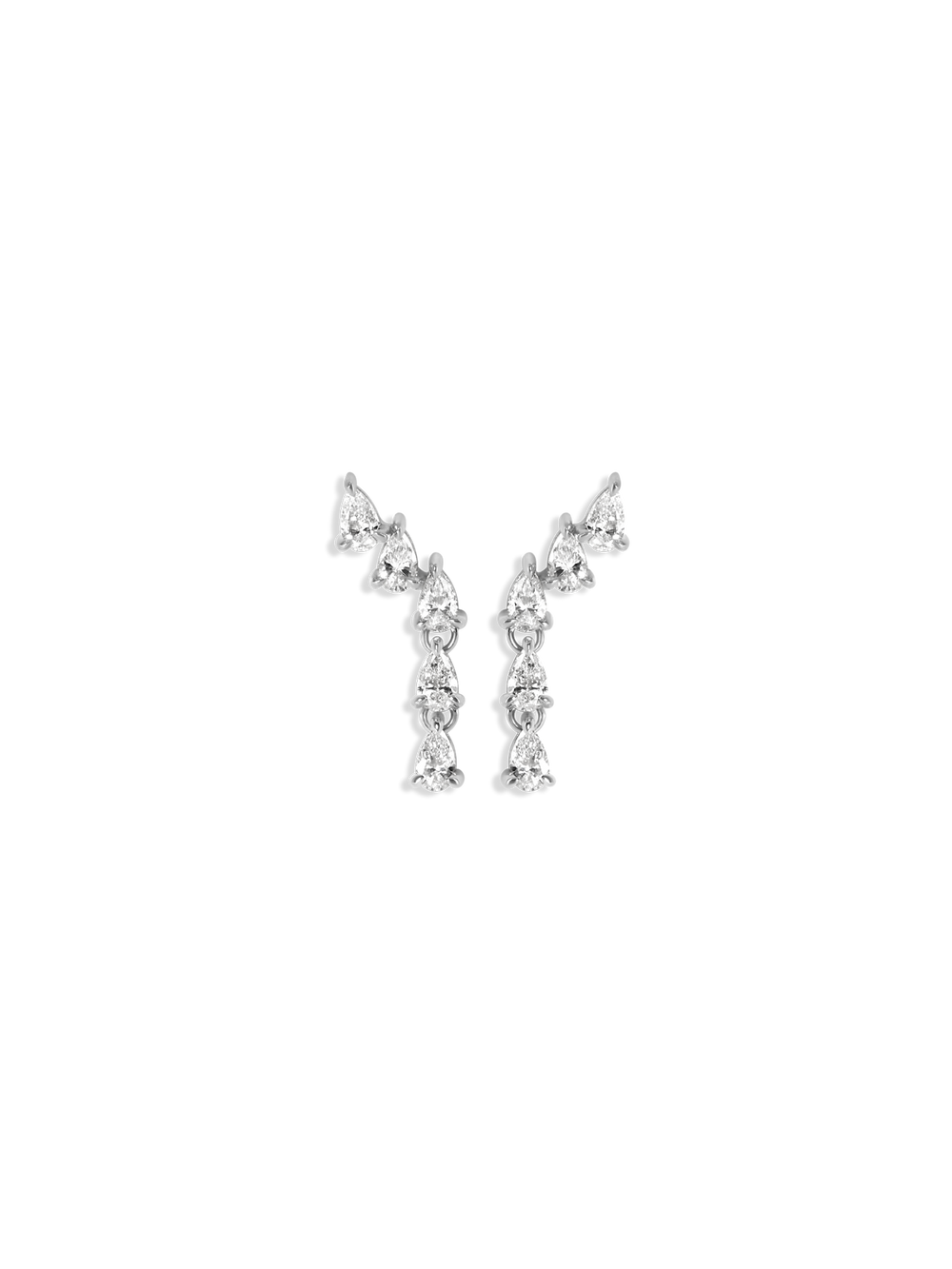 Ivy Climber Drop Earrings - View 