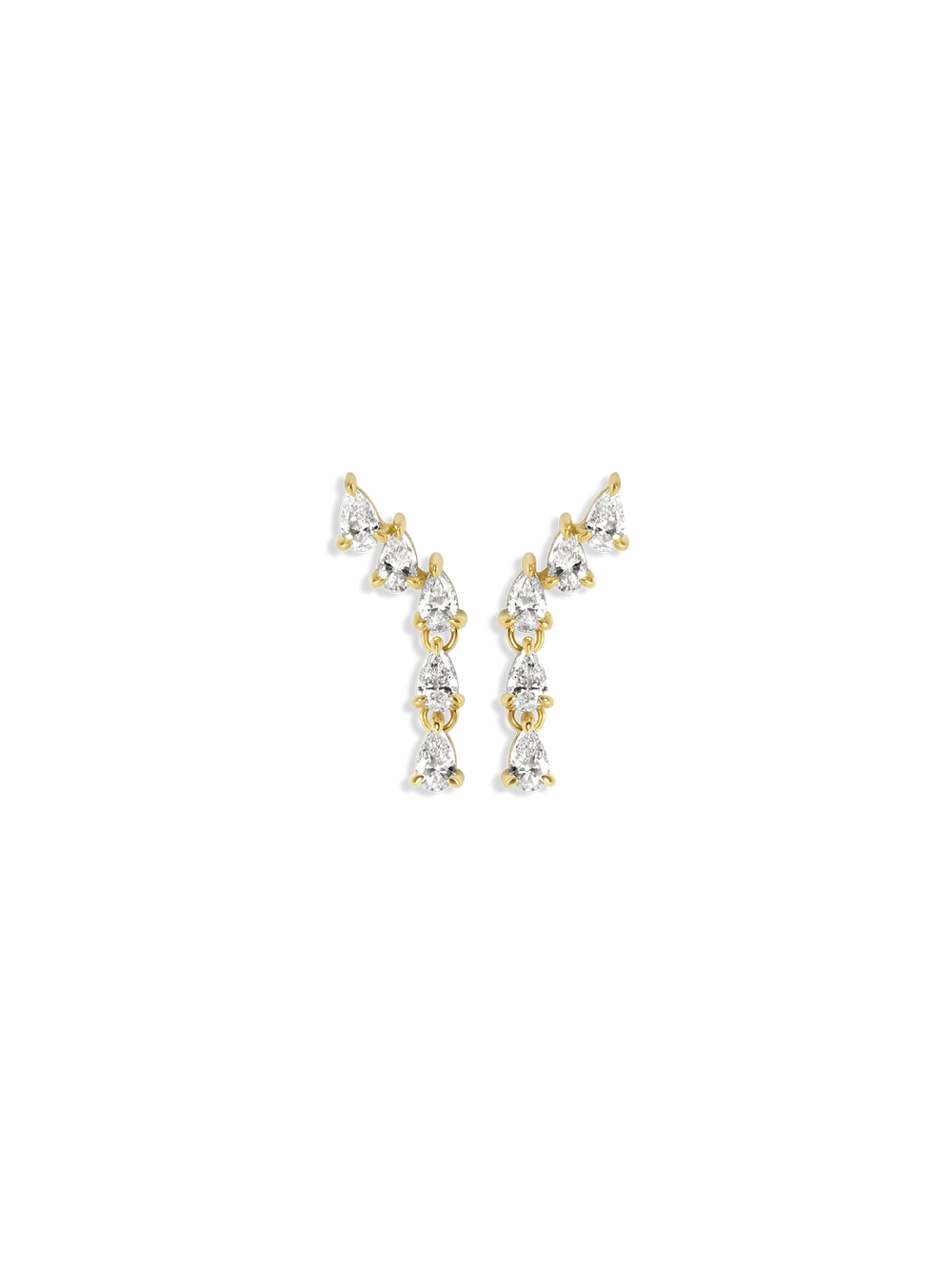 Ivy Climber Drop Earrings - View 