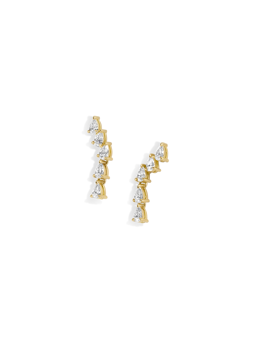 Ivy Climber Drop Earrings - View 