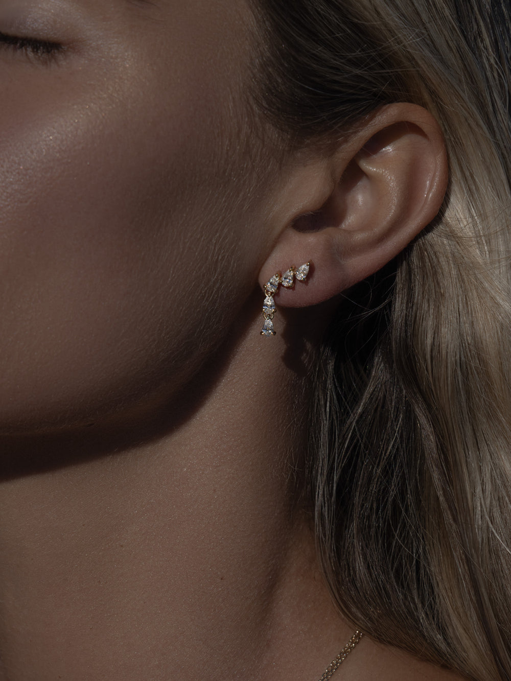 Ivy Climber Drop Earrings - View 