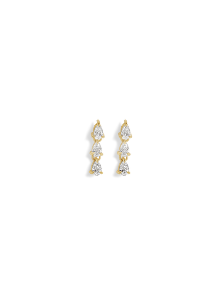 Ivy Trio Drop Earrings