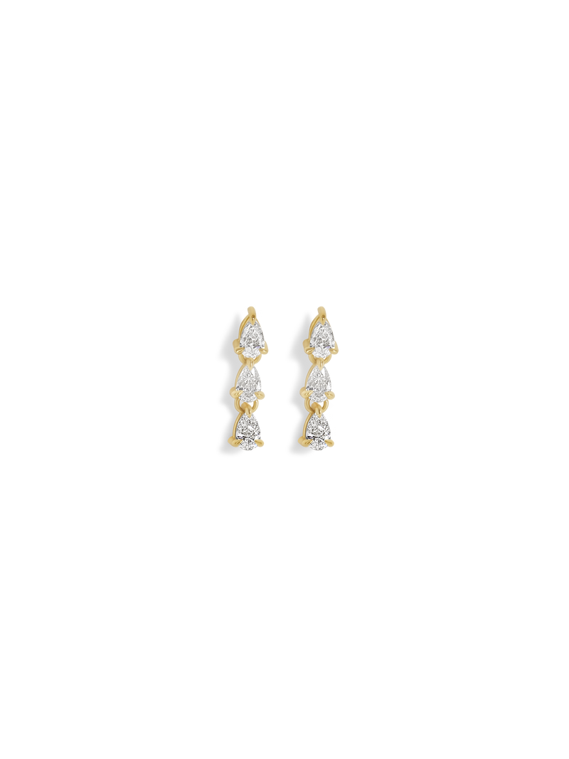 Ivy Trio Drop Earrings