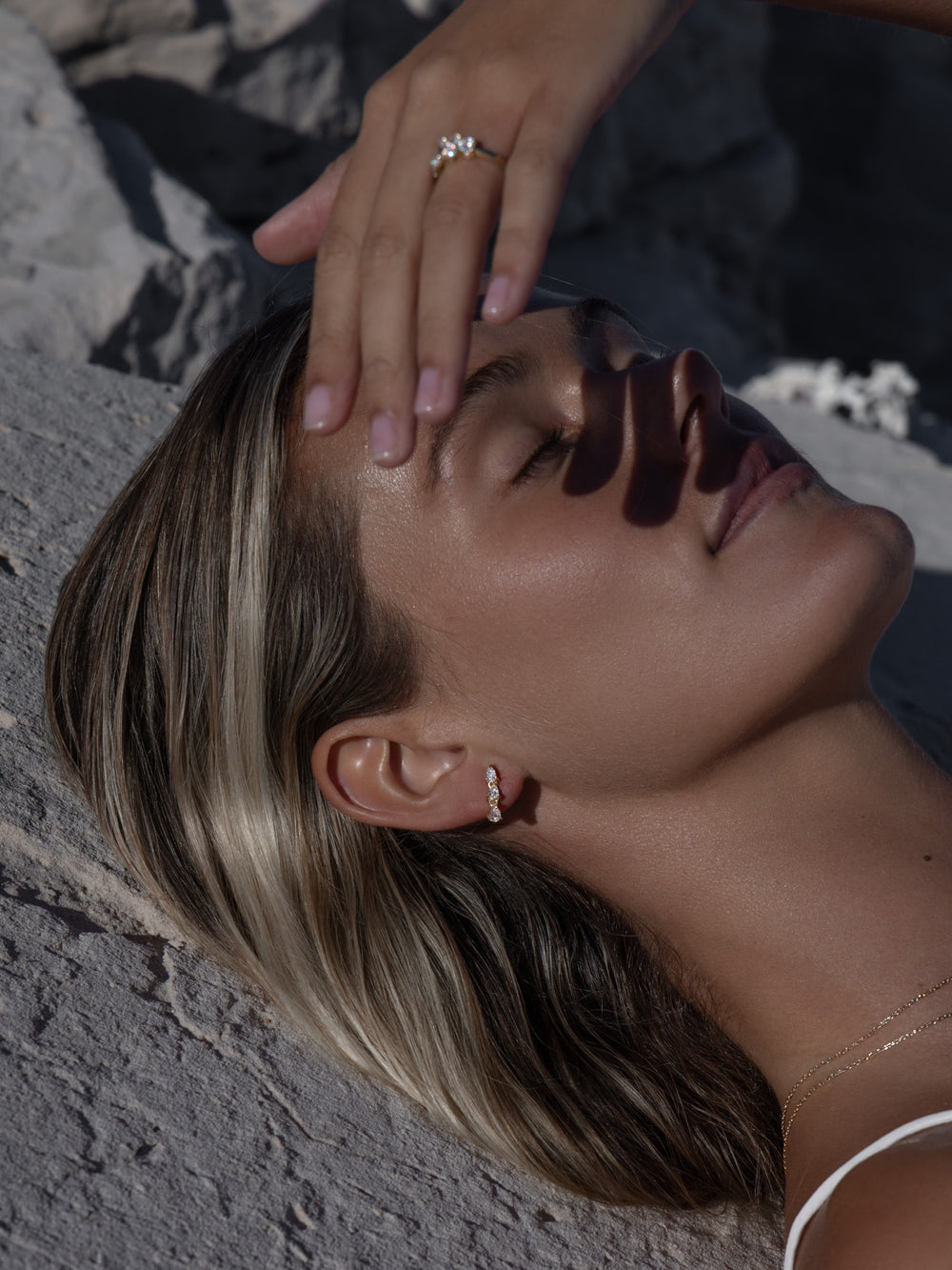 Ivy Trio Drop Earrings - View 