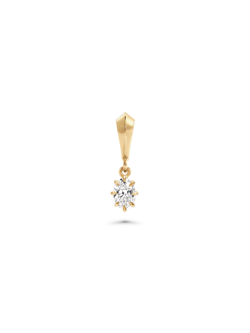 0.86ct Oval Diamond Bespoke Pendant - View 