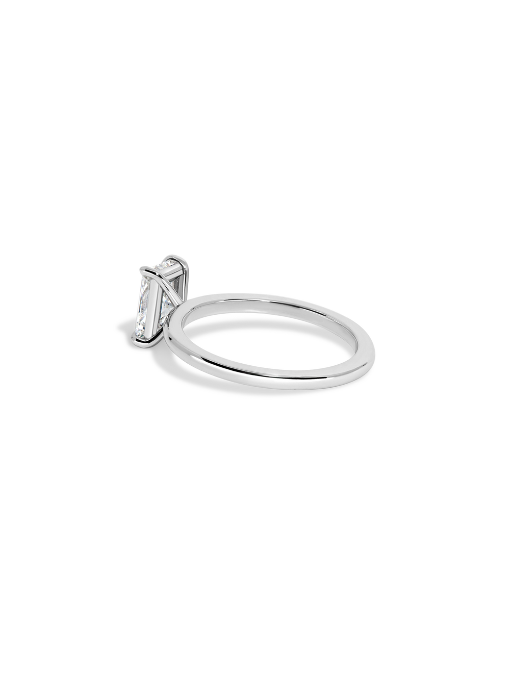 0.94ct Radiant Ceremonial Solitaire Ring - View 