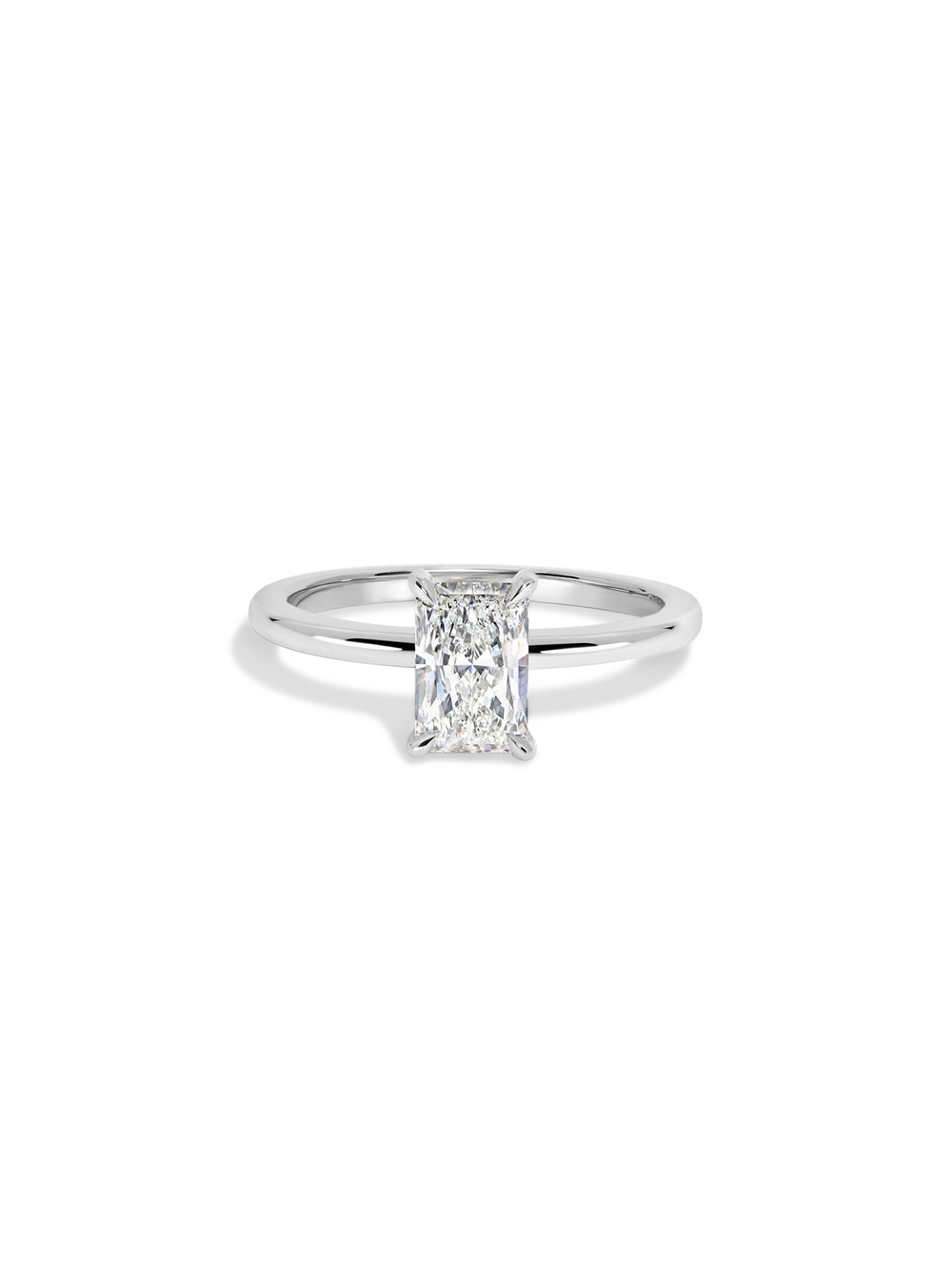 0.94ct Radiant Ceremonial Solitaire Ring - View 