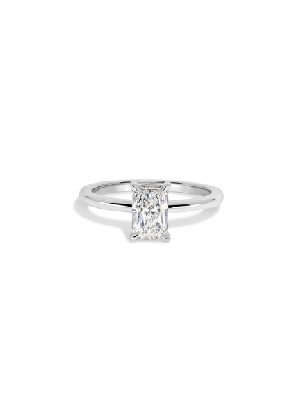0.94ct Radiant Ceremonial Solitaire Ring