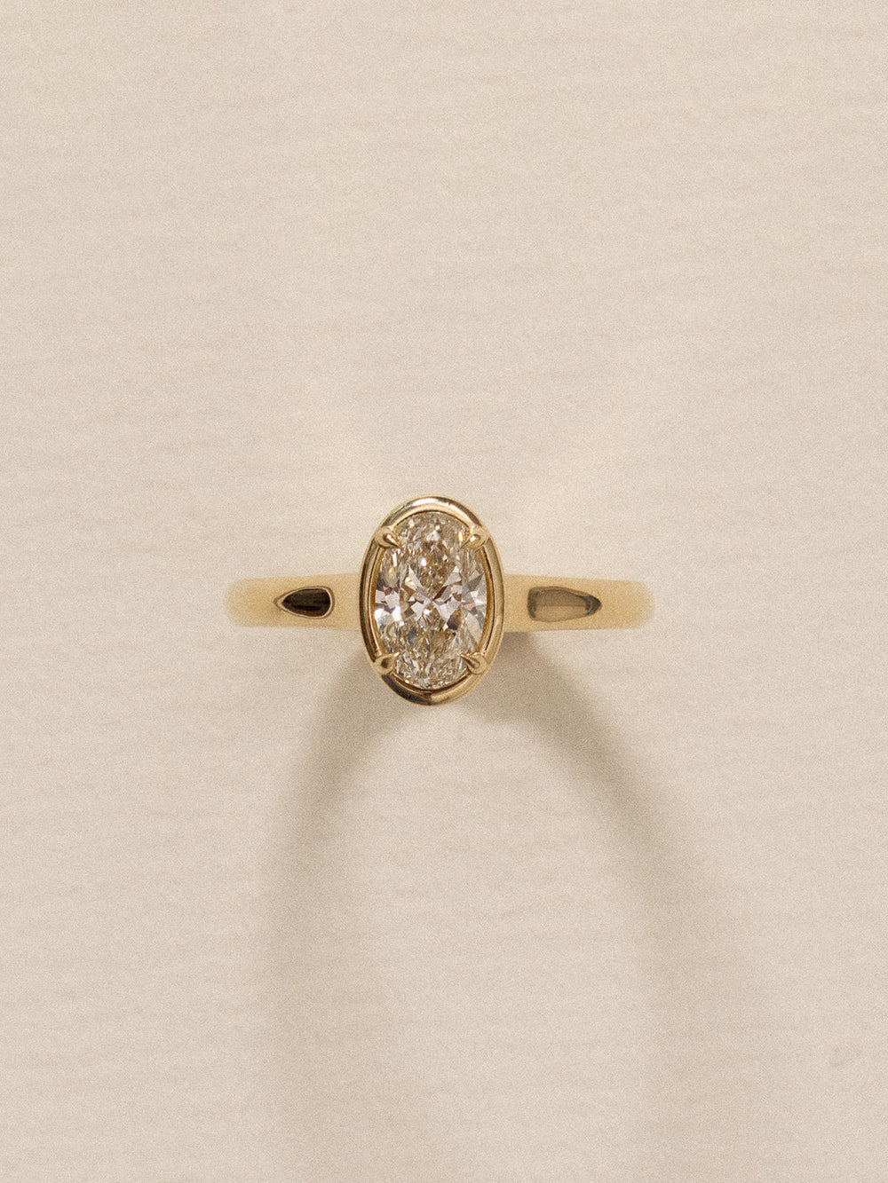 1.01ct Oval Classic Solitaire Ring