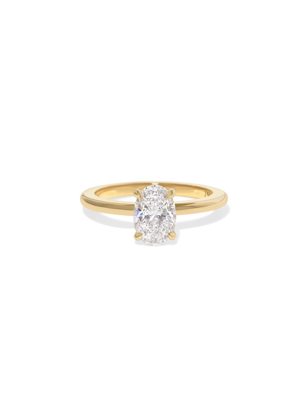 1.20ct Oval Ceremonial Solitaire Ring - View 