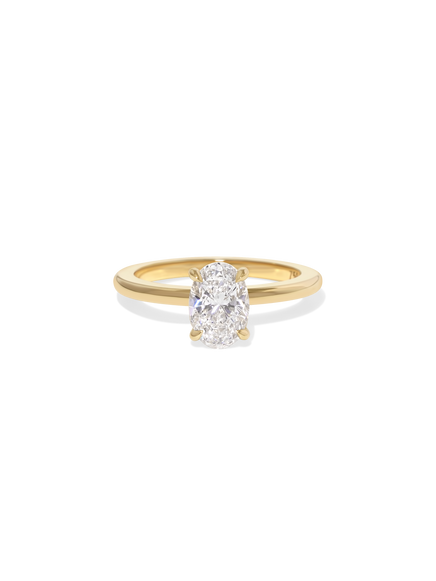 1.20ct Oval Ceremonial Solitaire Ring
